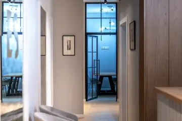 Sala spotkań w siedzibie Kancelarii E&S w Łodzi