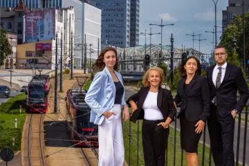 Zespół Kancelarii E&S w centrum Łodzi